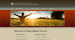 Desktop Screenshot of mingobaptistchurch.com